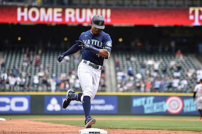 Julio Rodriguez hits 12th HR as Mariners topple Orioles 9-3