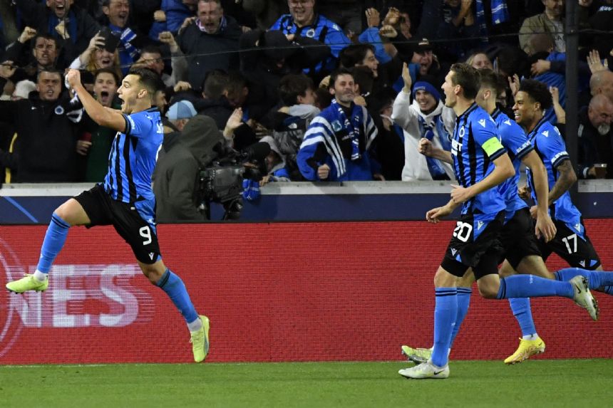 Jutgla delivers in Club Brugge's 2-0 win against Atletico