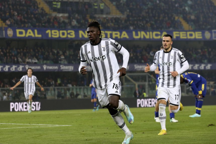 Juventus beats Verona 1-0 to move into top 4 in Serie A