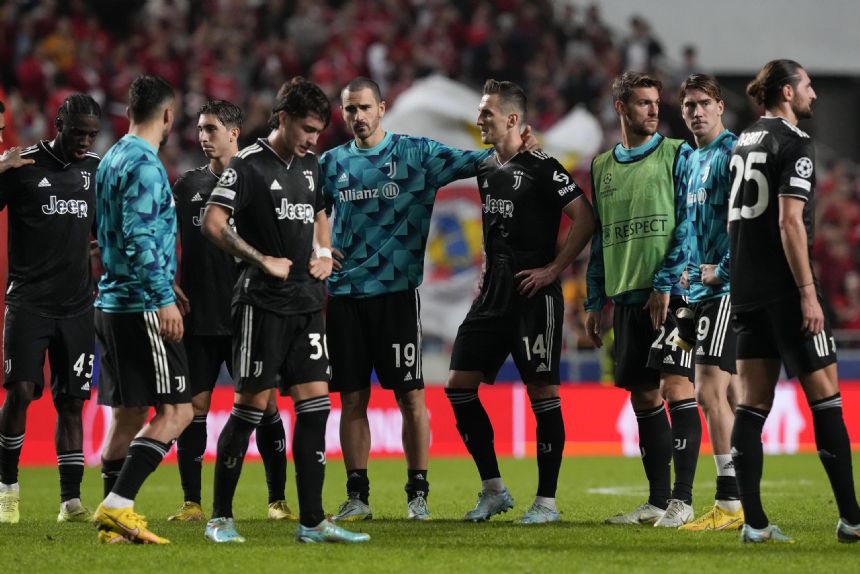 Juventus eliminated as Benfica wins 4-3 to advance in CL