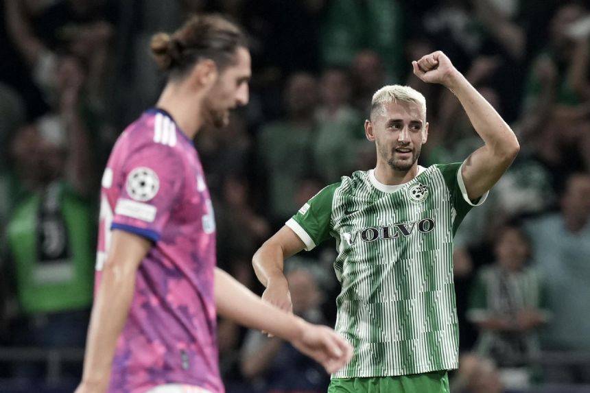 Juventus on verge of CL elimination after 2-0 loss at Haifa