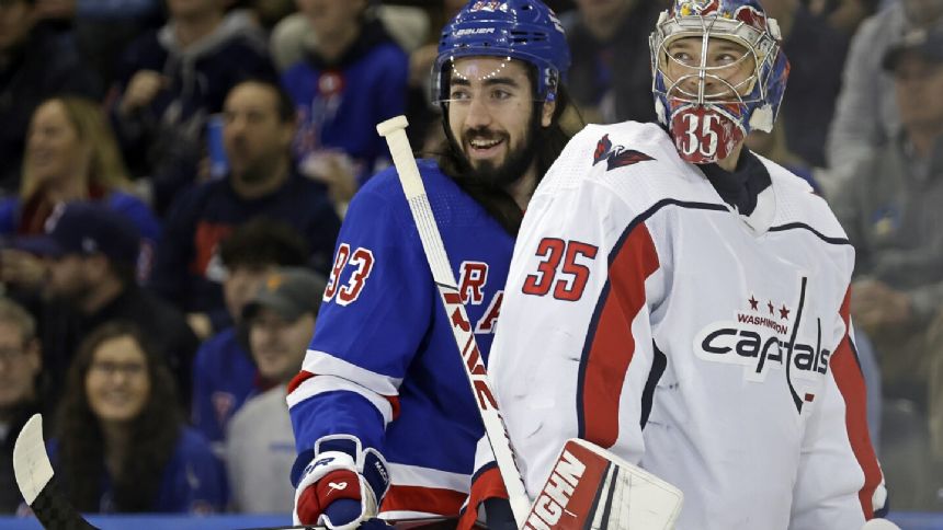 K'Andre Miller's 3 points lead Rangers to 5-1 rout of Capitals