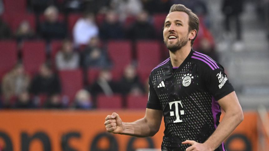 Kane scores in injury-hit Bayern win over Augsburg in Bundesliga