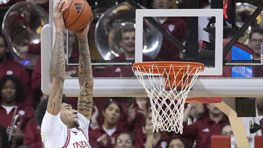 Kel'el Ware scores career-high 20, Xavier Johnson 19 as Indiana beats Army 72-64