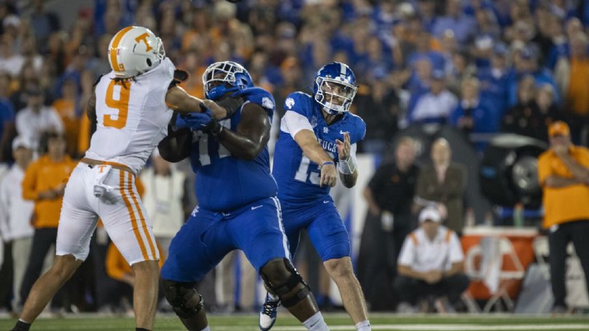 Kentucky aims to halt 3-game SEC slide at Mississippi State and become bowl eligible