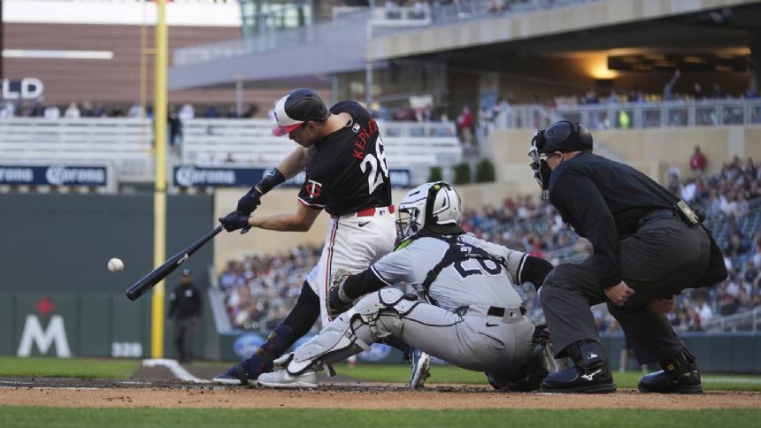 Kepler has 3 RBIs in return from injured list; Twins beat White Sox 7-0