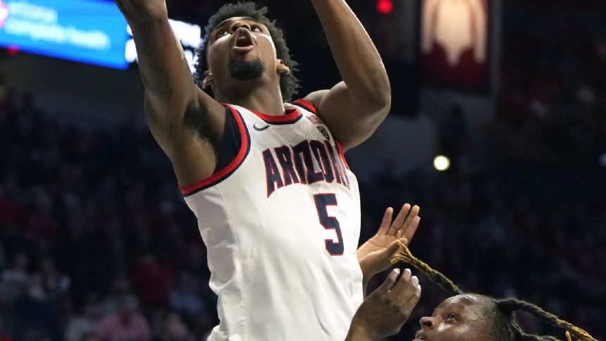 Keshad Johnson's career-high 17 points leads No. 3 Arizona over Southern 97-59
