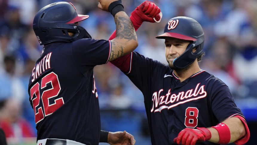 Kieboom and Ruiz homer and Nationals beat Blue Jays 5-4