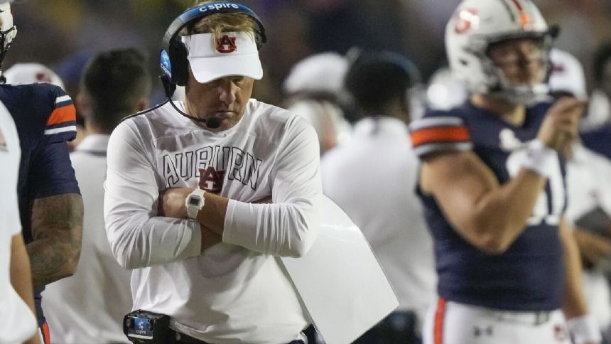 Kiffin and Freeze history in mix as No. 13 Ole Miss visits Auburn, eager to keep SEC momentum