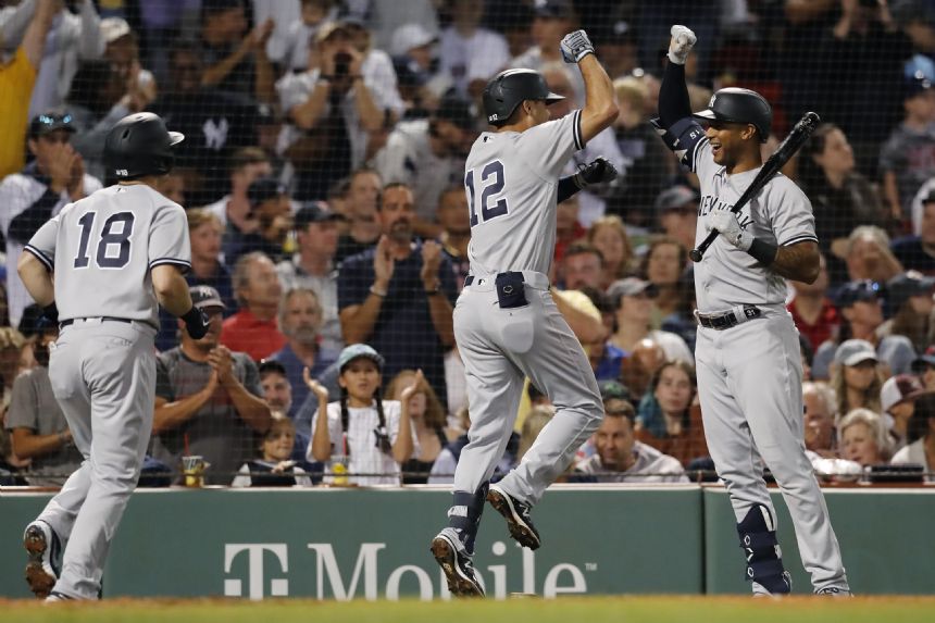 Kiner-Falefa helps Yankees squeeze past Red Sox 3-2