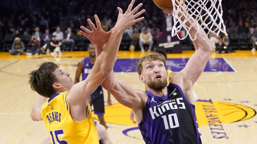 Kings overcome LeBron's triple-double, hold on in 4th quarter for 125-110 win over Lakers