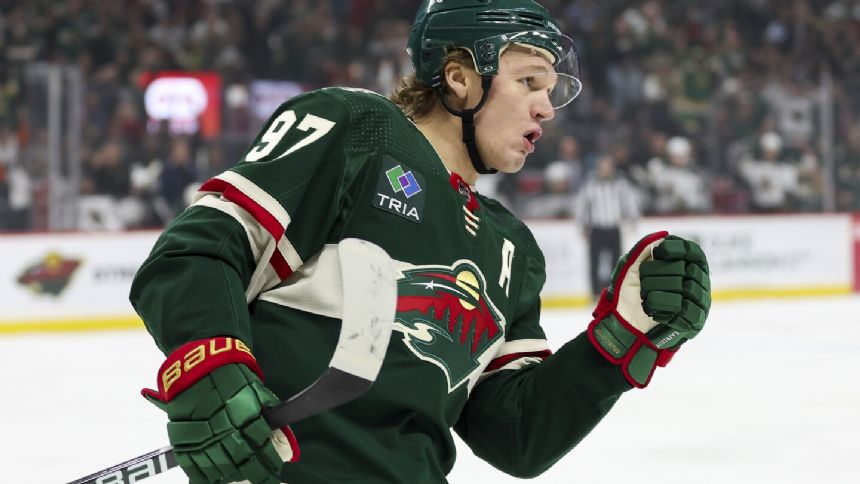 Kirill Kaprizov scores twice, adds assist as Wild beat Coyotes 4-1