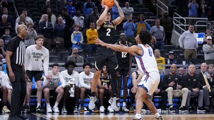 KJ Simpson's late jumper pushes Colorado past Florida 102-100 in March Madness thriller