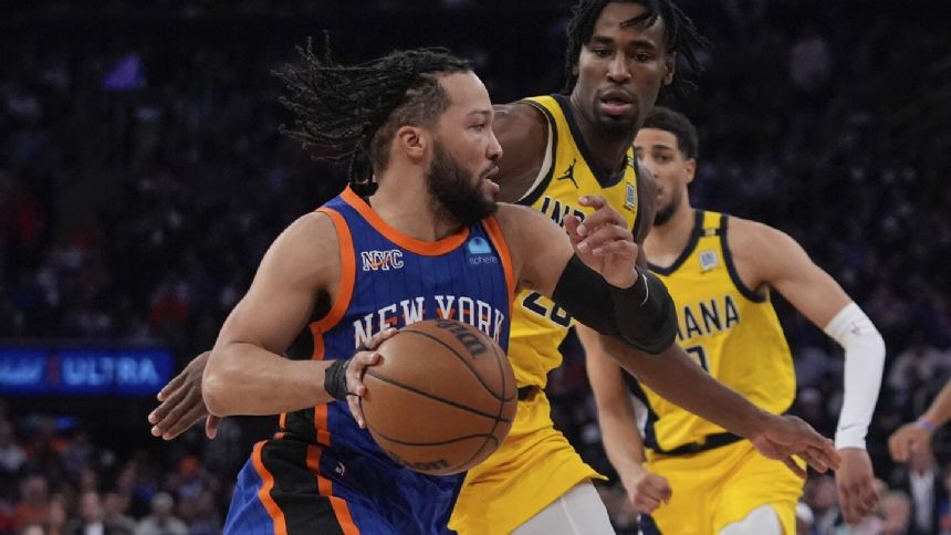 Knicks beat Pacers 121-91 to move a win away from conference finals
