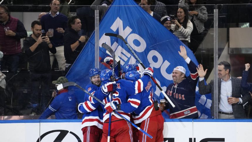 Lafreniere has goal and 2 assists, Domingue makes 26 saves as Rangers beat Wild 4-1