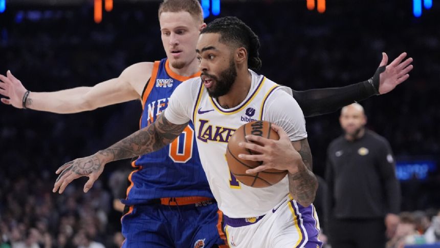 Lakers point guard D'Angelo Russell on persistent trade rumors: 'I genuinely, humbly don't care'