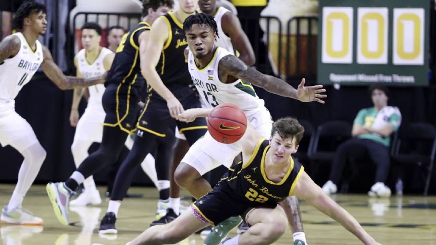 Langston Love scores 20 for No. 20 Baylor in 96-70 win over NAIA's John Brown University