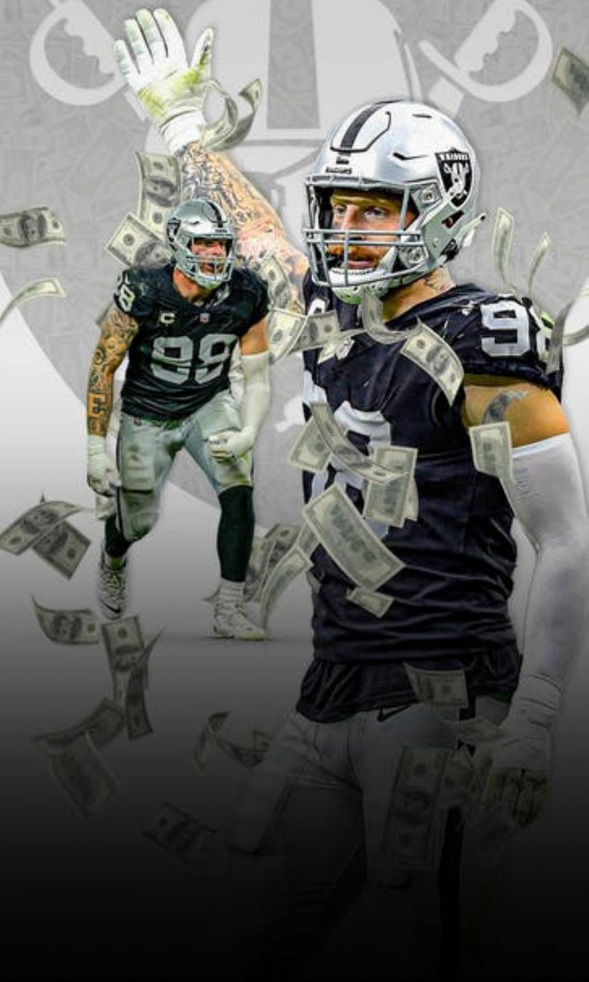Las Vegas Raiders, Maxx Crosby agree to new $95 million deal - Friday,  March 11, 2022 - CapperTek