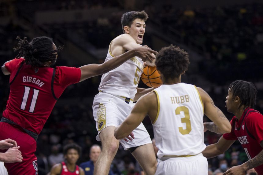Laszewski sparks Notre Dame in 73-65 victory over NC State