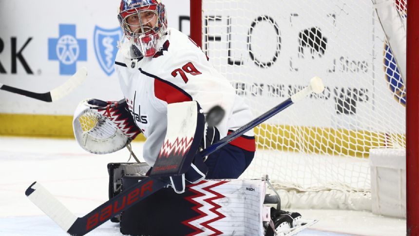 Late-blooming, mustached goalie Charlie Lindgren carries the Washington Capitals into the playoffs