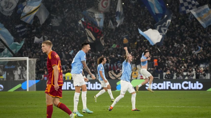 Lazio beats Roma 1-0 in tense capital derby to reach Italian Cup semifinals