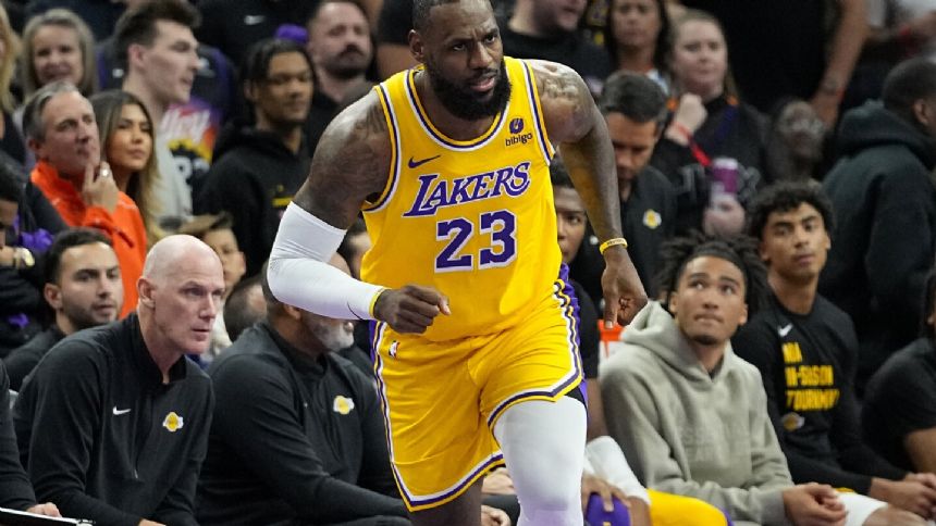 LeBron James scores 32 points, Lakers rally to beat Suns 122-119 to snap 3-game skid