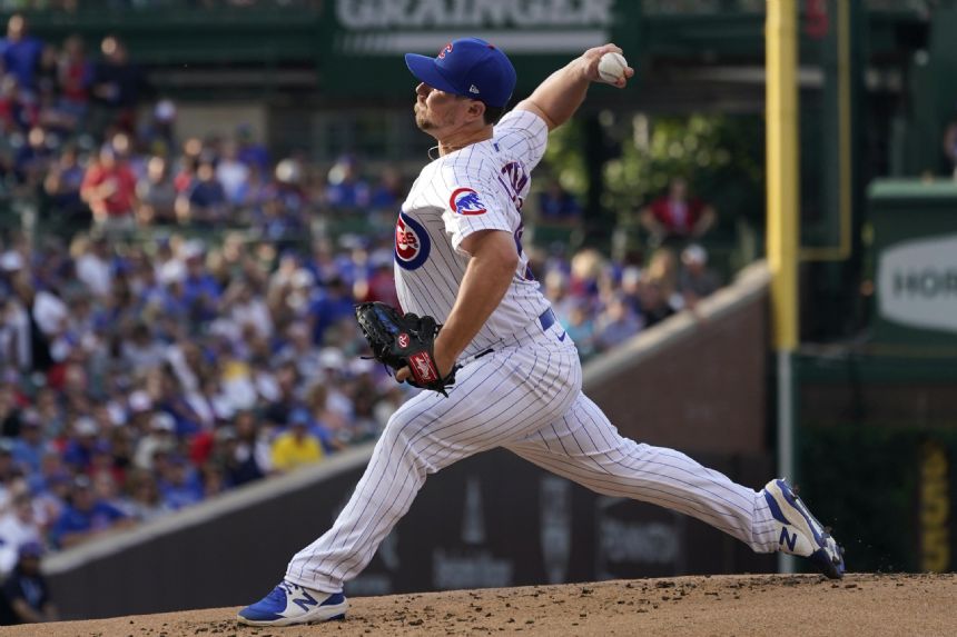 Leiter works 5 1/3 in emergency relief, Cubs top Boston 3-1