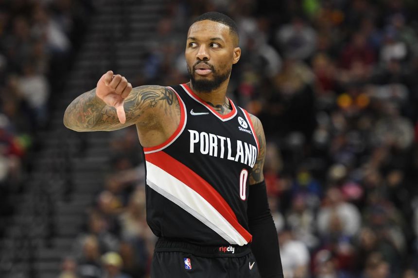 Lillard out at least 10 days with abdominal pain
