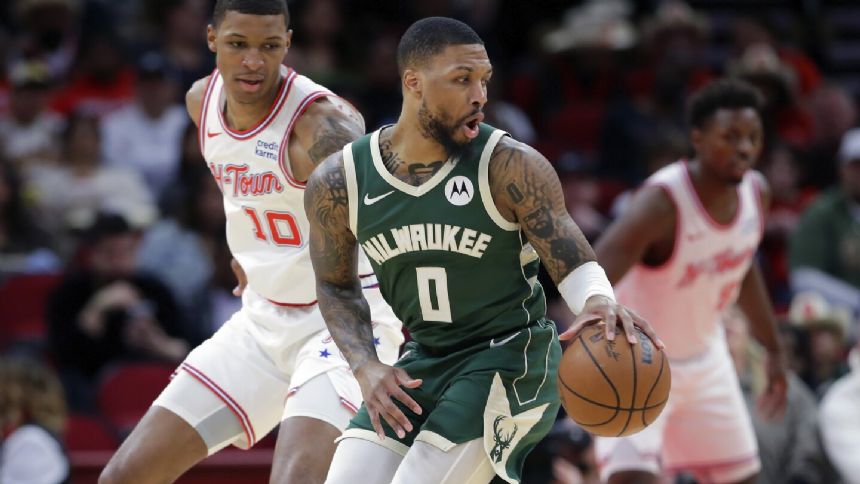 Lillard to miss Bucks' Monday night game with Jazz due to personal reasons
