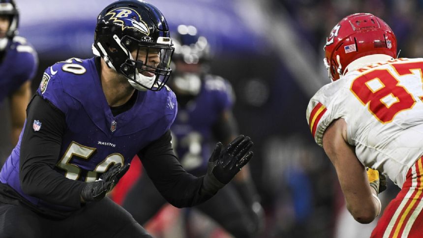 Linebacker Kyle Van Noy is returning to the Ravens on a $9 million, 2-year deal, AP source says