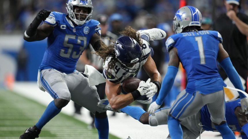 Lions, Campbell get mixed results on fourth downs in OT loss to Seahawks