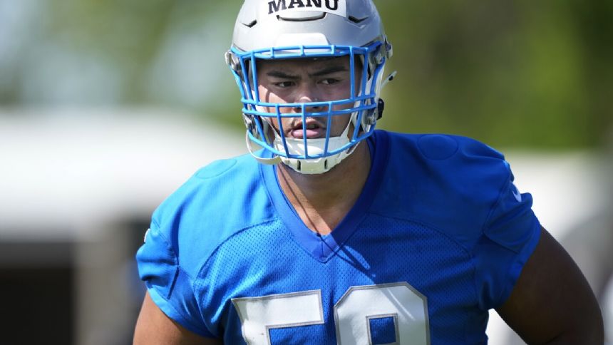 Lions made OT Giovanni Manu of Tonga the 1st NFL draft pick from University of British Columbia