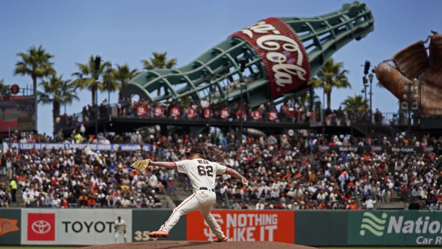 Logan Webb overcomes shaky start for a 10-strikeout, complete-game win as Giants beat Rockies 1-0