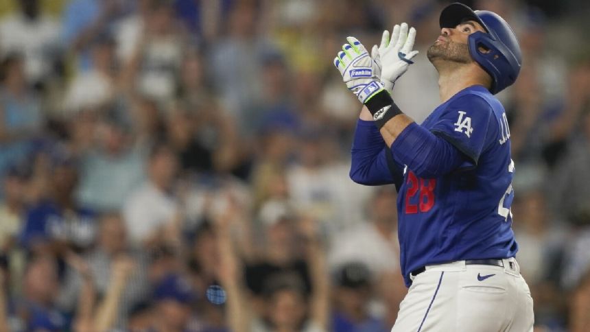 Los Angeles Dodgers place designated hitter J.D. Martinez on injured list with groin tightness