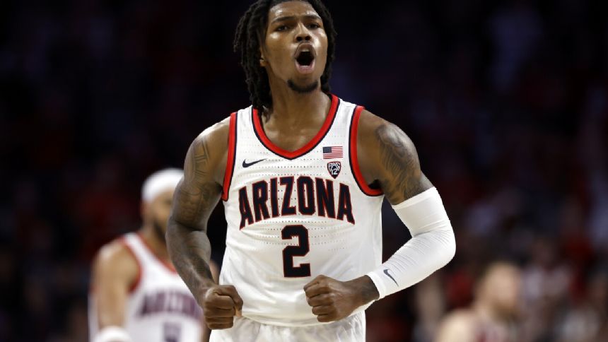 Love scores 14, No. 2 Arizona overwhelms Colgate in second half for 82-55 win