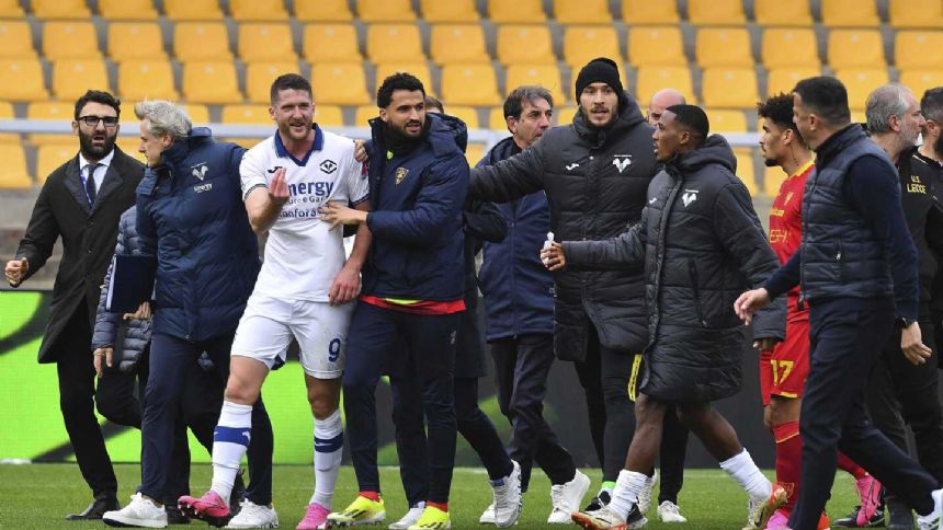 Luca Gotti was named Lecce's new coach after Roberto D'Aversa was fired for an apparent headbutt