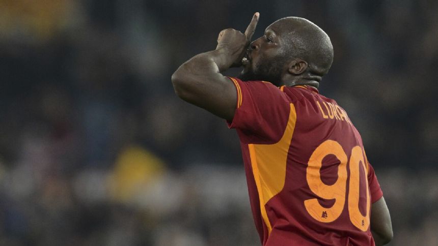 Lukaku and Dybala score as Roma beats Cremonese 2-1 to set up Italian Cup derby with Lazio
