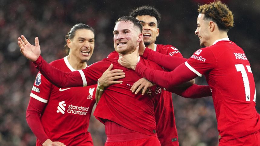 Mac Allister stunner helps Liverpool retake Premier League lead with 3-1 over Sheffield United