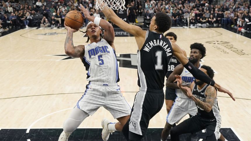 Magic stave off fourth-quarter rally and topple Spurs 108-98
