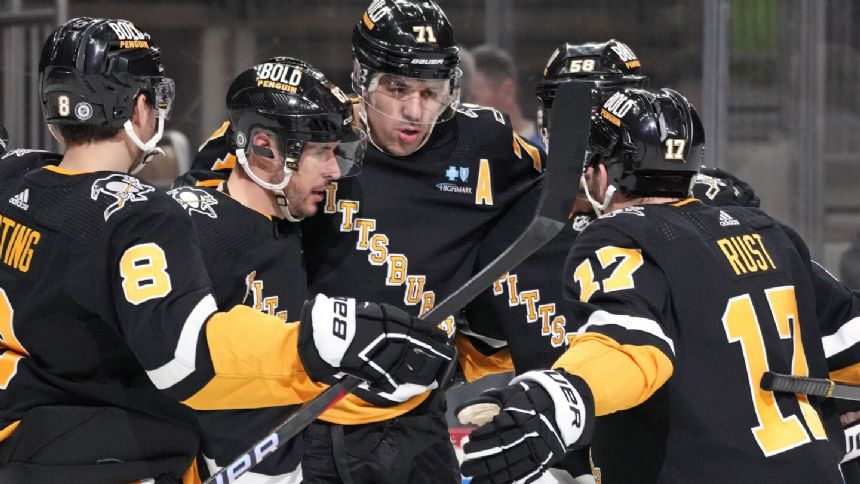Malkin scores twice to reach 20 goals for the 15th time as Penguins edge Columbus 3-2