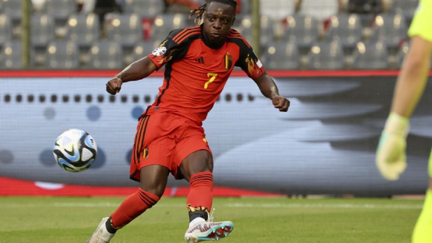 Man City signs Belgium winger Jeremy Doku for $70M to strengthen attacking options