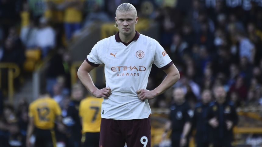 Man City's winning start to the Premier League season ends in 2-1 loss at Wolverhampton