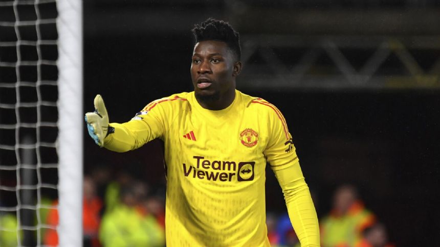 Man United keeper Onana not in Cameroon squad despite grueling trip to make Africa Cup game on time