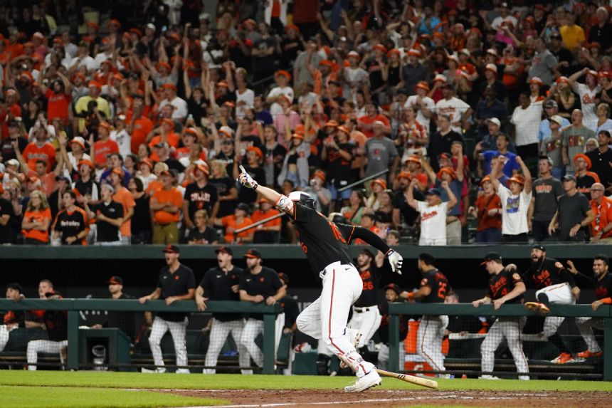 Mancini delivers game-winning hit as Orioles stun Angels 5-4