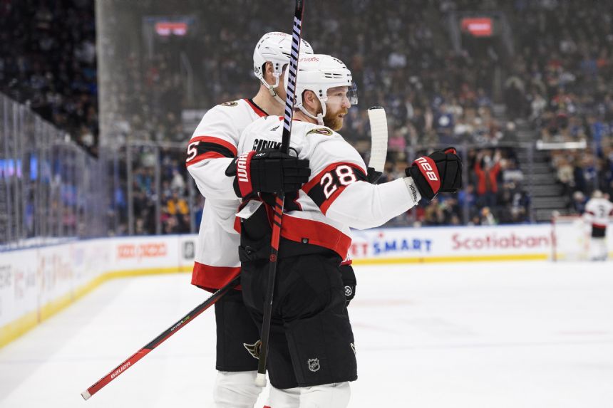 Maple Leafs fall to Senators without injured Matthews