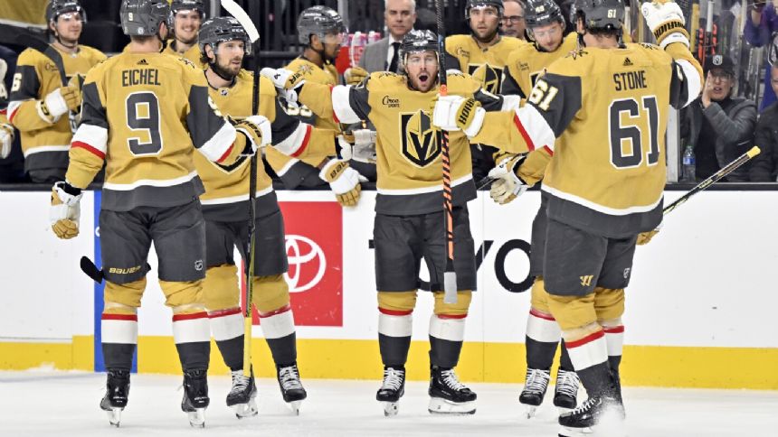 Marchessault's hat trick leads Golden Knights to 5-2 win over Jets to improve to 10-0-1