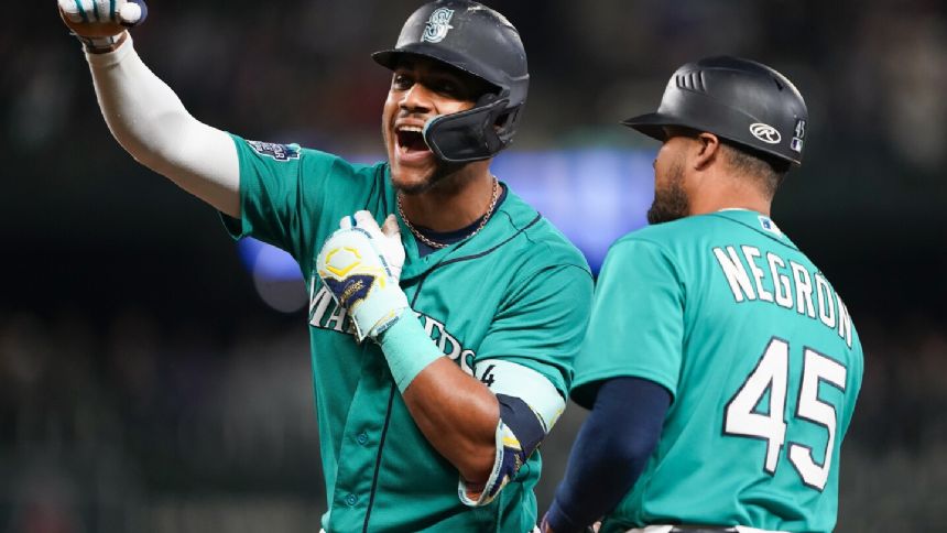 Mariners snap 4-game losing streak and gain ground in playoff race by blanking Angels 8-0