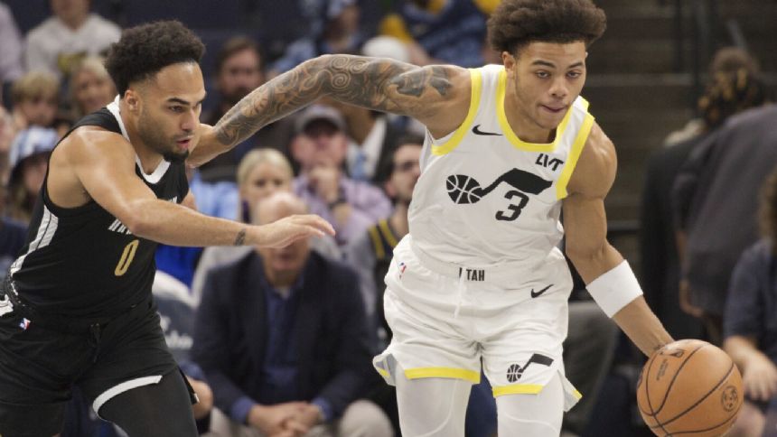 Markkanen, Clarkson each score 26 points, Jazz hold off Grizzlies 127-121