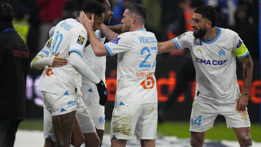 Marseille beats Lyon 3-0 in rescheduled French league game after bus attack in October