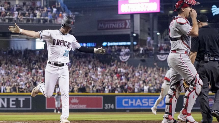 Marte hits walk-off single in ninth, D-backs beat Phillies 2-1 and close to 2-1 in NLCS